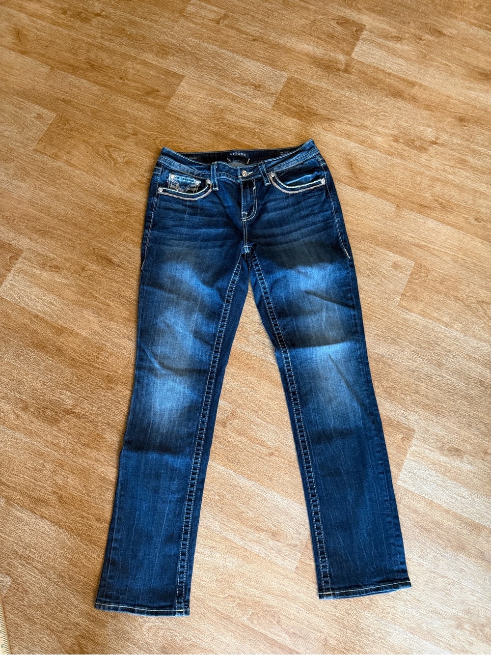 Vigoss Indigo Straight-Leg Women's Jeans